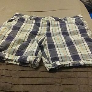 Plaid shorts